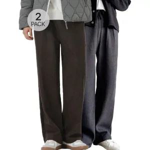 [파라고나][1+1] 무료배송 남여공용 코듀로이 기모 밴딩 팬츠 8컬러 3사이즈 B24P403