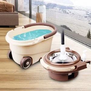 GDM 통돌이 회전 청소 밀대 걸래2장 포함 회전청소밀대 통돌이청소기 스팀청소기 바닥청소