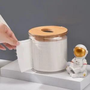 화장지 투명 두루마리 휴지 케이스 디스펜서 투명 티슈케이스 휴지케이스