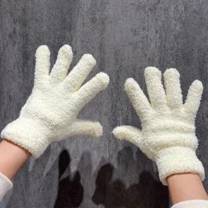 극세사 청소장갑 2P 먼지제거 세차 장갑 유리청소장갑 유리청소 손걸레 먼제제거 세차