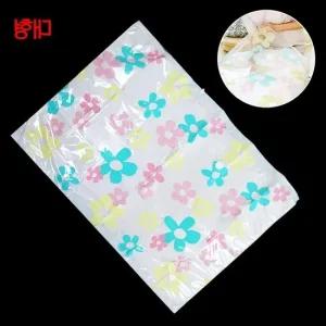 압축팩 대형 꽃무늬 진공 의류정리 의류정리 이불비닐봉투 자취필수템 이사물건보관