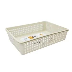 스토리 바스켓 4호 아이보리 정리바스켓 정리바구니 바스켓