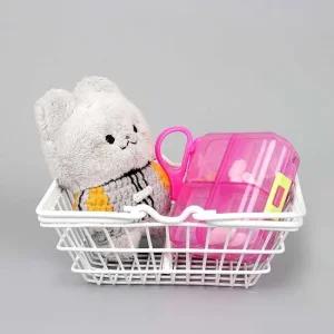 와이어바스켓 철제바구니 악세사리바구니 악세사리바구니 화장품바구니 책상정리