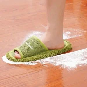 학교 사무실 거실 패드교체형 극세사 청소슬리퍼 청소슬리퍼 극세사청소슬리퍼