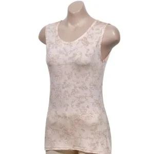 [라일리여성언더웨어] Rly 여성 플라워 나염 인견 나시 런닝  43286875)