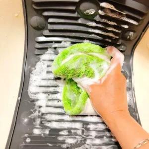 여행용 말아쓰는 접이식빨래판 실리콘빨래판 작은 말리는 빨래 숙소