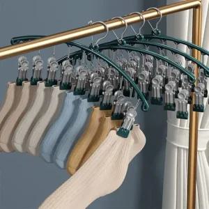 빨래걸이집게 빨래집개 빨래용품 집게형 옷걸이 스텐 미니건조대 양말집게 걸이집게