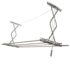 자바라형 스텐 천장 건조대 1P 베란다 빨래건조대 베란다천장행거 베란다천정건조대