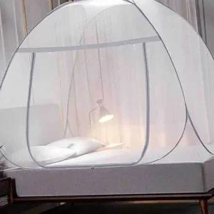 모기장 타임 그레이 원터치 120x200cm 아기모기장 텐트모기장 원터치모기장 침대모기장