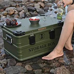 스토리지 박스 캠핑용박스 손잡이박스 수납상자 손잡이박스 수납박스 캠핑용박스