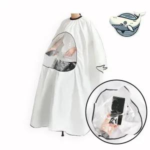 [골드스마일]컷트보 투명창 바버샵 헤어컷 에이프런 방수