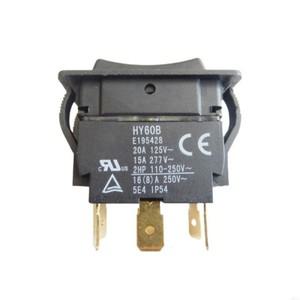 Q81C 헤비 듀티 토글 로커 스위치 6 핀 125/250V 20/15A 전기 기계 공구 장비를  설치