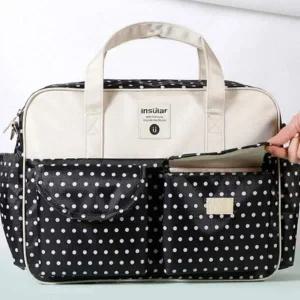 [골드스마일]기저귀가방 가방 아기 가벼운 방수 포켓 도트백