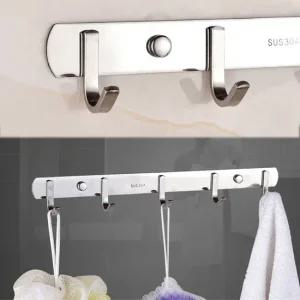 자취방 정리 부착 신혼집 꾸미기 6단 후크벽 옷걸이 핸드백걸이 벽에붙이는고리