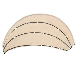 FSJITF 야외 가구 66인치 원형 데이베드 접이식 캐노피 교체 커버 파티오 라탄 위커 선베드 페이드 저항 캐노피 오직 캐노피 커버