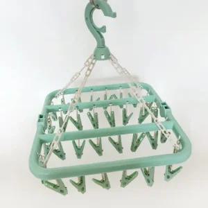 접이식 빨래집게 건조대 그린 양말건조 수건건조 손수건건조 옷걸이건조 건조대 빨래건조