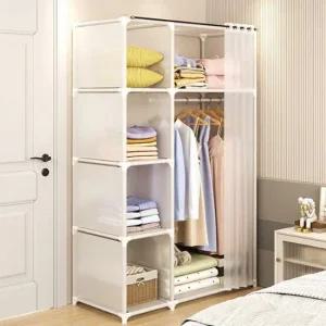 장롱 비키니 조립식 옷장 미니 행거 1인 원룸 자취방 시스템옷장 수납행거 조립식옷장