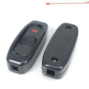 AC 240V 10A 침대 옆 램프 스위치 인라인 ON/OFF LED 표시 등 버튼 테이블 코드