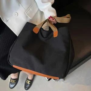 [룽스]빅 숄더 백 캔버스 데일리백빅쇼퍼백 가방