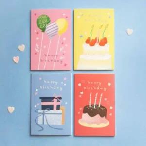 [셀러에이드]생일 초대장 미니 메시지 카드 파티