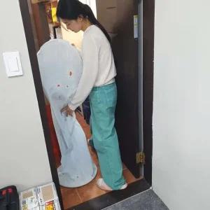 선풍기덮개 블루 선풍기 덮개 풀커버 선풍기보관커버 선풍기망 선풍기커버 선풍기먼지망