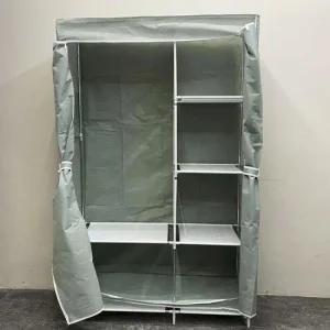 2단 조립식 그레이 시스템행거 옷장 간이 조립식옷장 간이옷장 비키니옷장 비키니장