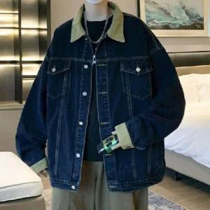 [하프클럽/]재킷 골덴아우터 박시핏 청 젠틀맨 컴포트 히트 컴포트룩 점퍼