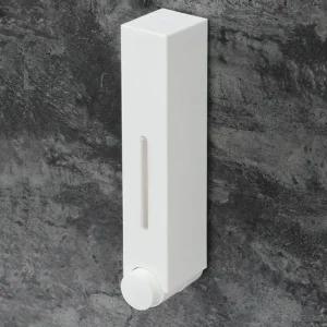 벽걸이 디스펜서 화이트 1구420ml 물비누 샴푸디스펜서 린스디스펜서 바디워시디스펜서