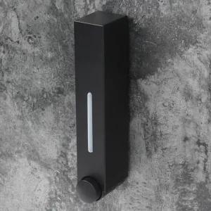 블랙 디스펜서 벽걸이 1구420ml 물비누 샴푸디스펜서 린스디스펜서 바디워시디스펜서