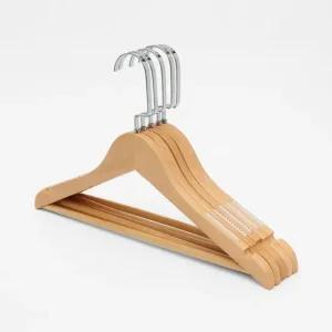 원목 논슬립 상하의 5p세트여성용 옷걸이 나무옷걸이 정장옷걸이 정장걸이 여성용옷걸이