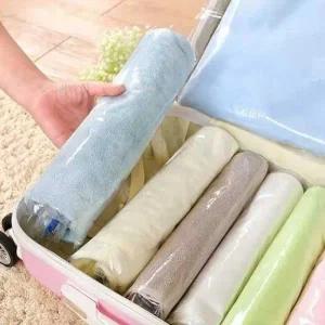 DAYA 이불 압축팩 의류 진공팩 겨울옷 정리 압축 지퍼백 S M L