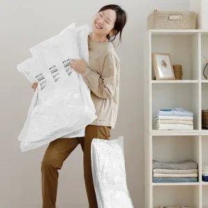 진공압축팩 이불 의류 진공 압축백 진공비닐 겨울이불압축 계절옷보관 대형압축팩