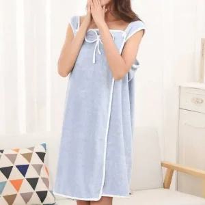 보들 극세사 리본 샤워가운 빠른흡수 똑딱이 스냅단추 실내가운 호텔가운 수면가운