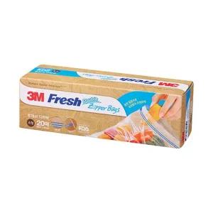 3M 후레쉬 지퍼백  소) 20매 투명지퍼백 위생지퍼백 후레쉬 3M후레쉬 위생랩 비닐백 리필랩