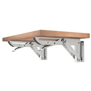 20cm 2p세트 선반대 ver2 스텐 접이식 벽선반 벽받침대 선반브라켓 선반지지대 선반받침