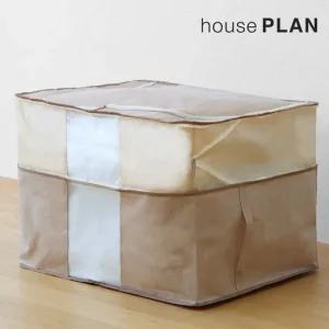 AB스토리지 코튼 브라운 이불정리함 두배확장형 houseplan 이불 이불정리함 침대정리함