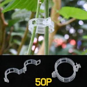 클립 50P 식물 줄기 고정 작물 줄기고정끈 고정클립 지주대 지지대 고정타이