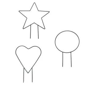 원예용 넝쿨 프레임 화분 화초 지주대 텃밭 작물