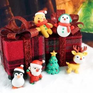 ( )크리스마스 미니어처 지우개 6P 세트