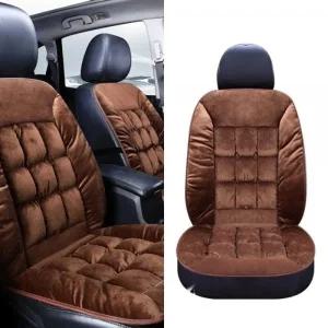 겨울 차량방석 온열 시트 극세사 보온 리무진 커버