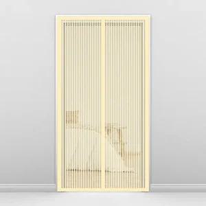 리빙피스) 방충네트 자석 문 모기장 90x210cm) 현관 방문모기장 붙이는모기장 여름모기장