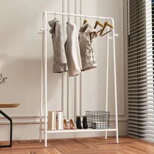 투데이룸 1단 선반 행거 80x150cm) 화이트 조립식행거 스탠드행거 스탠드옷걸이 스탠딩행거