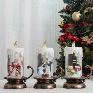 8850 크리스마스 촛대 워터볼 3type