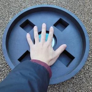 바퀴 달린 화분 받침대 지름 33.5cm) 미니꽃화분 소형화분 포트화분 비닐화분 선인장화분