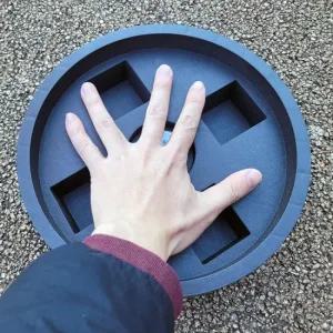 바퀴 달린 화분 받침대 지름 26cm) 미니꽃화분 소형화분 포트화분 비닐화분 선인장화분