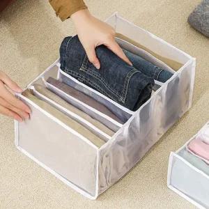 서랍정리 옷정리 서랍 패브릭 박스 바지 7칸 서랍정리 옷정리 칸막이 의류정리함