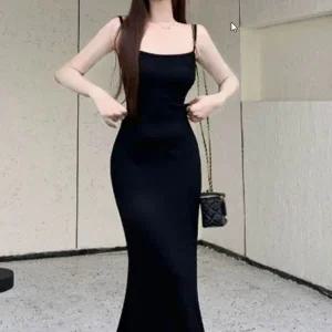 [하프클럽/]민소매 드레스 슬림핏 탱크탑 썸머 트렌디바디라인 글램 베이직