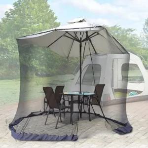 대형 파라솔 모기장 캠핑 카페 편의점 테라스 방충망 방충망 모기장 원터치모기장