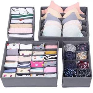 부직포 속옷 양말 넥타이 칸칸이 수납함 정리함 양말수납함 정리함8칸 정리함24칸