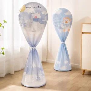 스탠드 선풍기 커버 대형 방수 보관 먼지 덮개 커버 북유럽풍선풍기커버